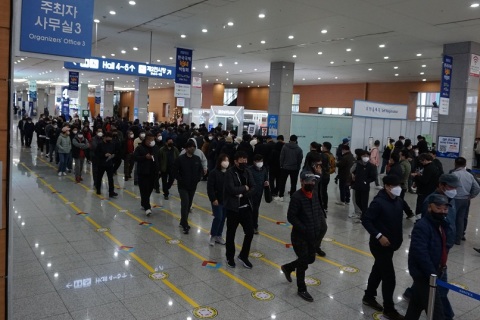 韩国首尔渔具钓具展览会展会现场图片