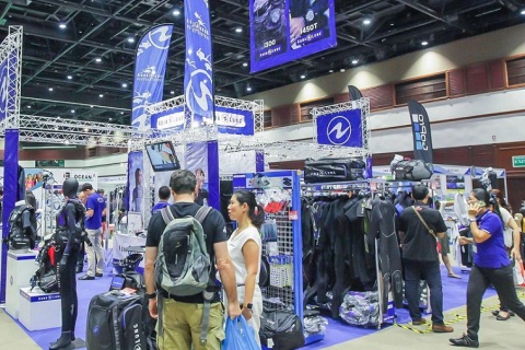 泰国曼谷潜水展览会展会现场图片