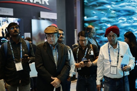 印度孟买音视频集成及视听展览会展会现场图片