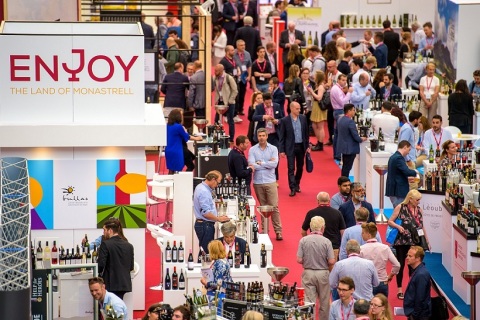 英国伦敦葡萄酒烈酒展览会展会现场图片