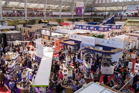 英国伦敦葡萄酒烈酒展览会展会现场图片