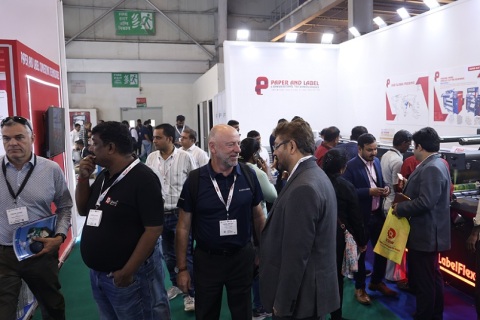 印度新德里标签印刷及包装展览会展会现场图片