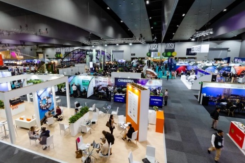 澳洲澳大利亚墨尔本亚太会议奖励旅游展览会展会现场图片