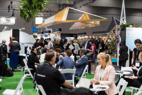 澳洲澳大利亚墨尔本亚太会议奖励旅游展览会展会现场图片