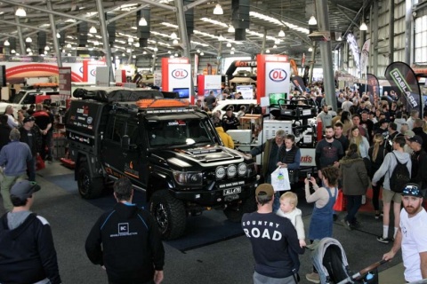 澳洲澳大利亚布里斯班越野车、钓具、户外露营用品展展会现场图片