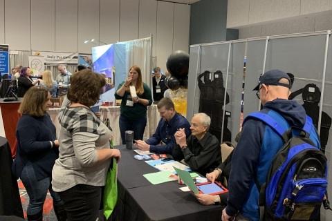 北美兽医师大会展会现场图片