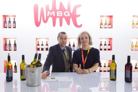 俄罗斯莫斯科葡萄酒展览会展会现场图片