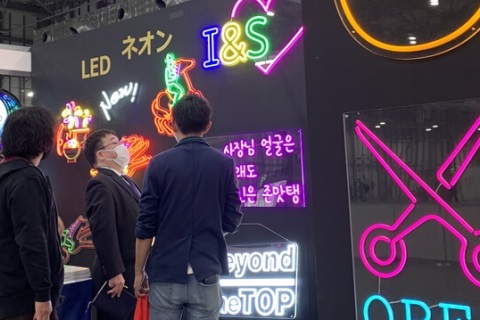 日本东京广告标识展览会展会现场图片