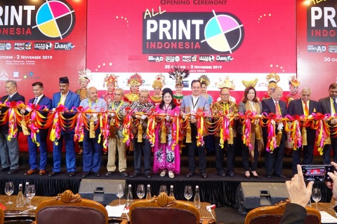 印尼雅加达广告标识印刷包装展览会展会现场图片