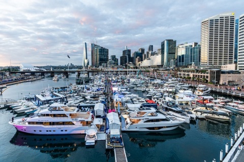 澳洲澳大利亚悉尼游艇展览会展会现场图片