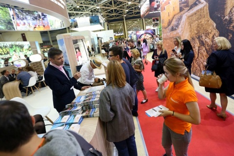 俄罗斯旅游展览会展会现场图片