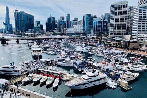 澳洲澳大利亚悉尼游艇展览会展会现场图片