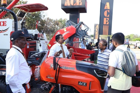 印度农业机械展展会现场图片