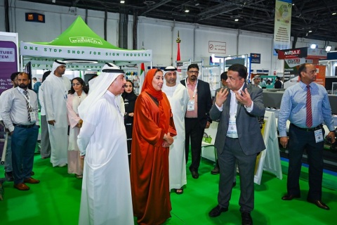 中东迪拜广告展览会展会现场图片