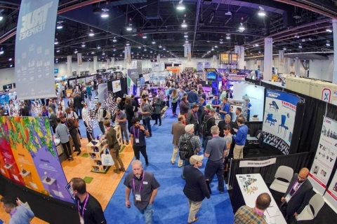 美国拉斯维加斯大麻商业展览会展会现场图片