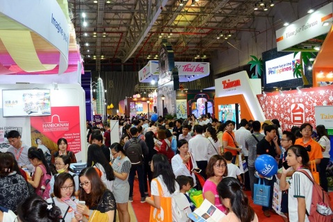 越南胡志明旅游展览会展会现场图片