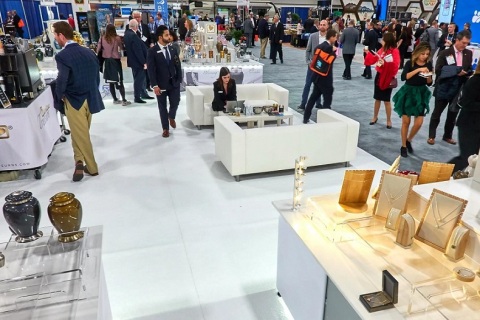 美国殡仪殡葬用品展览会展会现场图片