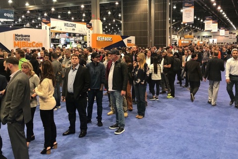 美国拉斯维加斯大麻商业展览会展会现场图片