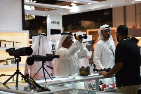 中东迪拜狩猎装备、枪械、刀具展览会展会现场图片