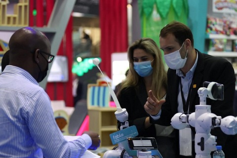 中东迪拜教育装备展览会展会现场图片