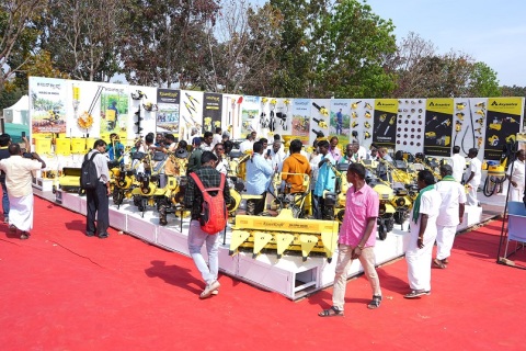 印度农业机械展展会现场图片