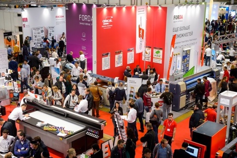 俄罗斯莫斯科广告展览会展会现场图片