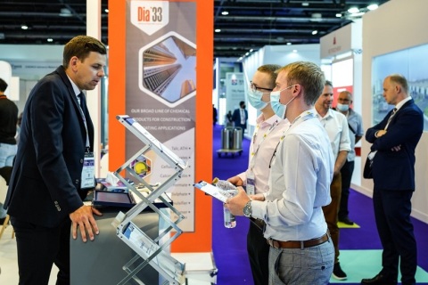 中东沙特涂料展览会展会现场图片