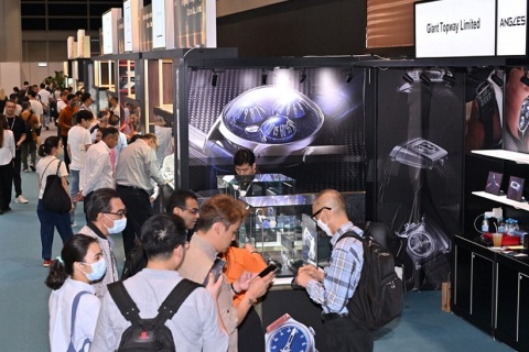 香港钟表展览会展会现场图片