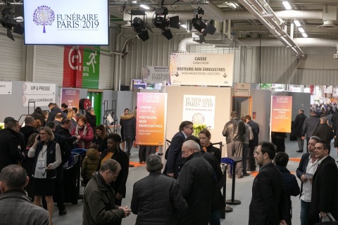 法国巴黎殡仪殡葬用品展览会展会现场图片