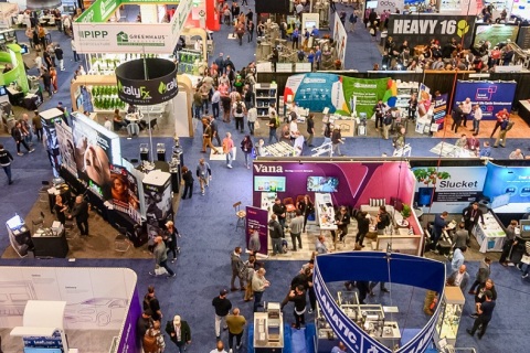 美国拉斯维加斯大麻商业展览会展会现场图片