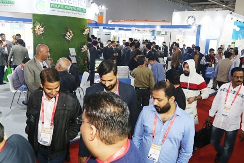 印度新德里纸业展览会展会现场图片