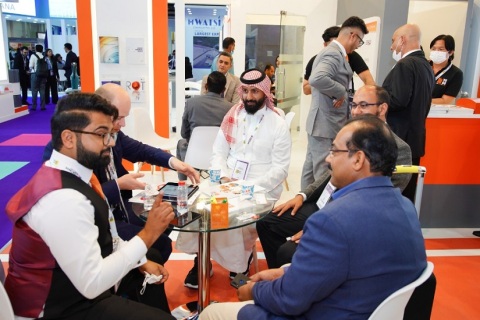 中东沙特涂料展览会展会现场图片