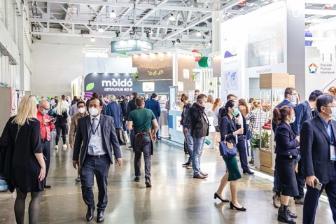 俄罗斯莫斯科广告印刷展览会展会现场图片