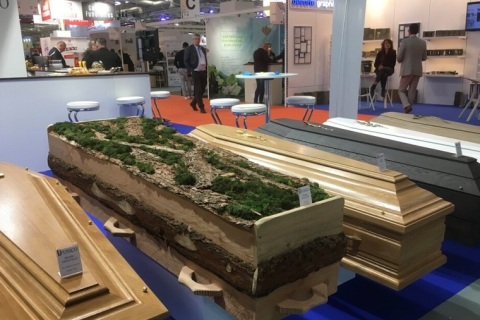 法国巴黎殡仪殡葬用品展览会展会现场图片