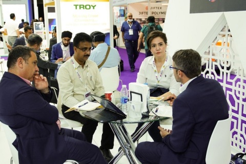 中东沙特涂料展览会展会现场图片