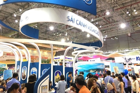 越南胡志明旅游展览会展会现场图片