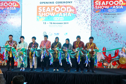 印尼雅加达水产海鲜、渔业展览会展会现场图片