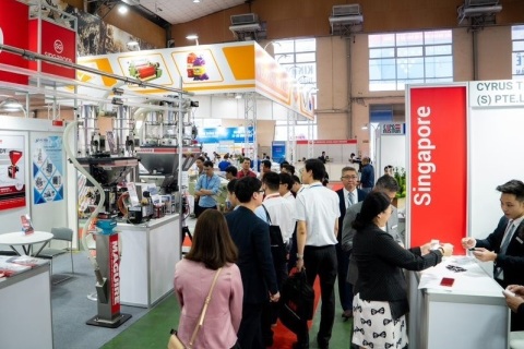 越南胡志明塑料橡胶工业展览会展会现场图片