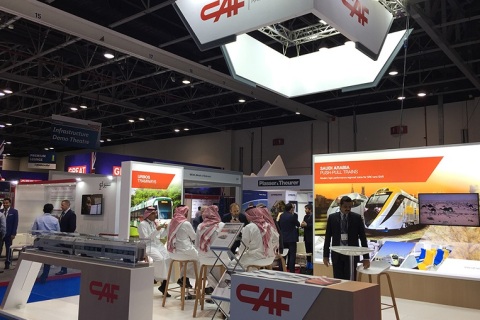 中东迪拜铁路及轨道交通展览会展会现场图片