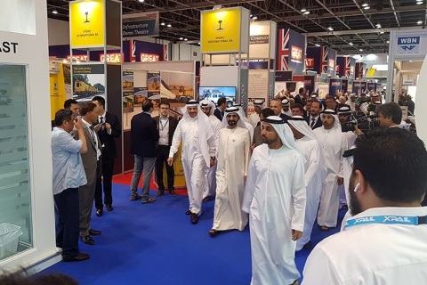 中东迪拜铁路及轨道交通展览会展会现场图片