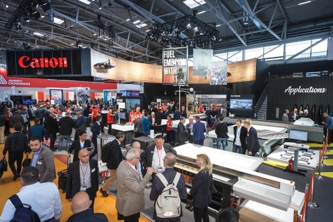 欧洲全球印刷展展会现场图片