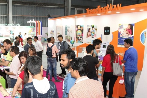 印度孟买玩具婴童展览会展会现场图片