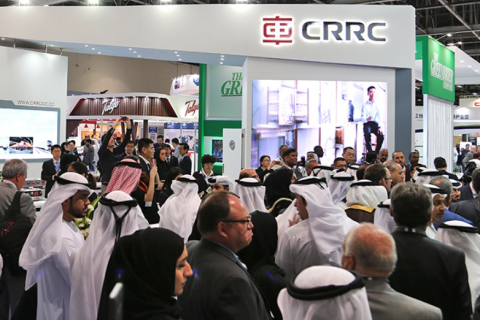 中东迪拜铁路及轨道交通展览会展会现场图片