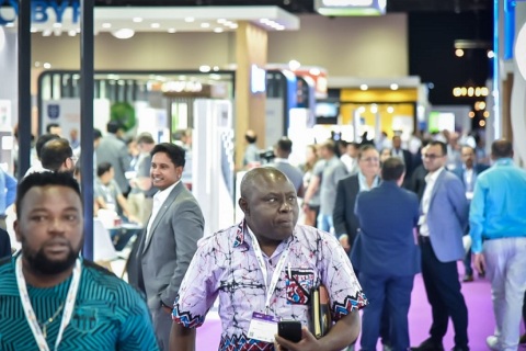 中东沙特涂料展览会展会现场图片