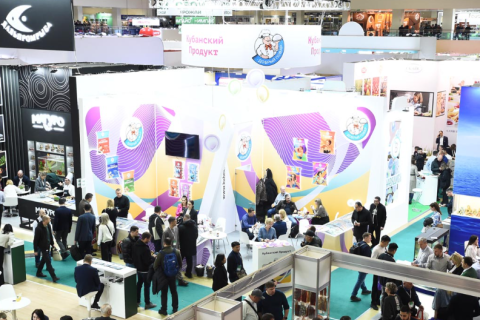 俄罗斯莫斯科食品饮料及配料展览会展会现场图片