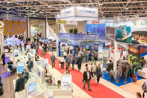 俄罗斯旅游展览会展会现场图片