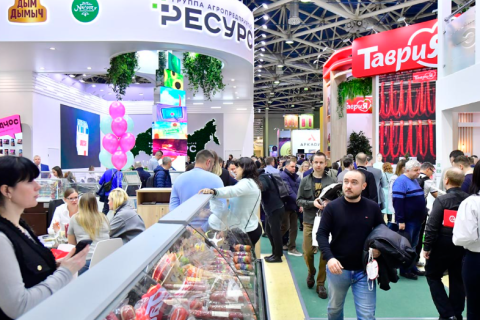 俄罗斯莫斯科食品饮料及配料展览会展会现场图片