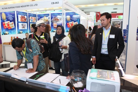 印尼雅加达水产海鲜、渔业展览会展会现场图片