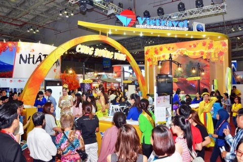 越南胡志明旅游展览会展会现场图片