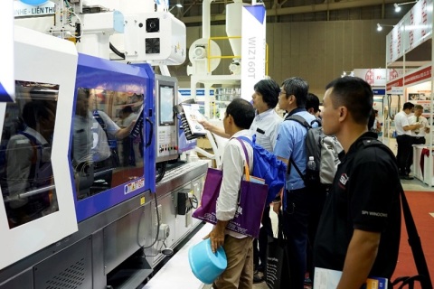 越南胡志明塑料橡胶工业展览会展会现场图片